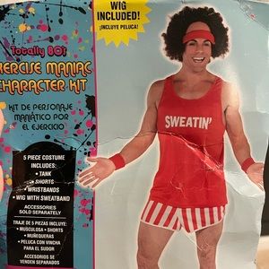 Adult Workout Video Star Costume